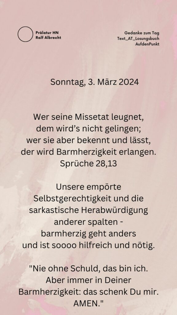 Ralf Albrecht Prälat Heilbronn Losung