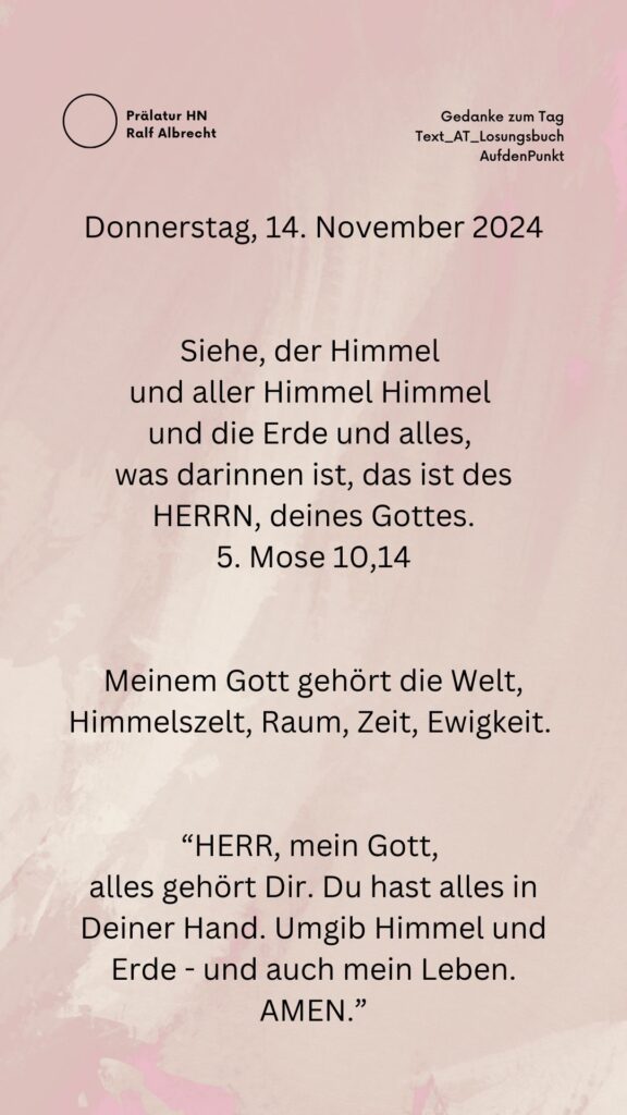 Ralf Albrecht Prälat Heilbronn