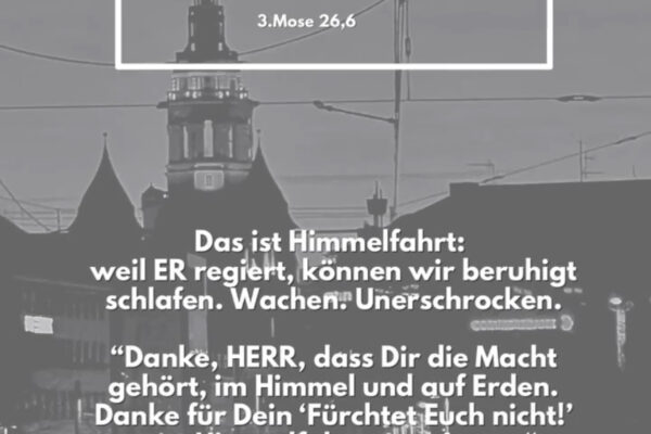 Losung zu Himmelfahrt, 29.05.2025