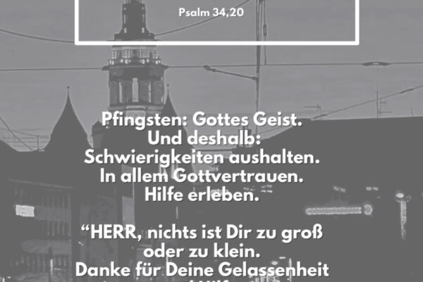 Losung zu Pfingstmontag, der 09.06.2025