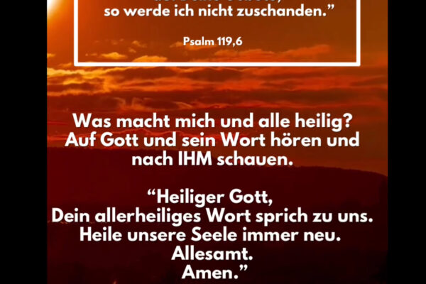 Losung zum 01.11.2025