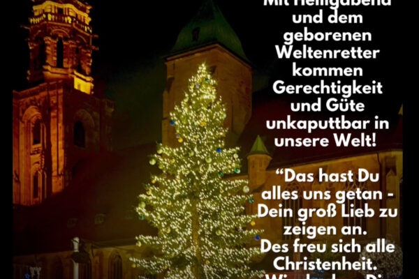 Losung zu Heilig Abend, der 24.12.2025