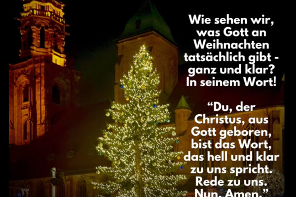 Losung zum 2. Weihnachtstag, der 26.12.2025