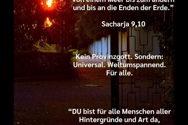 Losung zum 26.09.2026